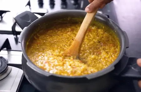 Step 5: tadka for Marwadi Khichdi