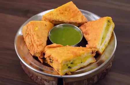 Step 7: final serving of Bombay Bread Pattice Recipe