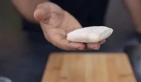 Folding Chinese Pocket Samosa in square shape using spring roll sheets