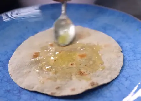 Step 6: preparing Bajra Roti