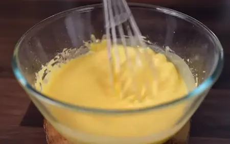 Step 3: preparing besan batter for Bombay Bread Pattice Recipe