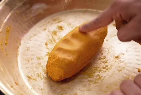 Step 1: preparing gatta dough for Gatte Ki Sabji