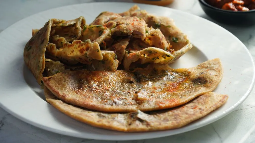 Methi Paratha 2 Ways Recipe