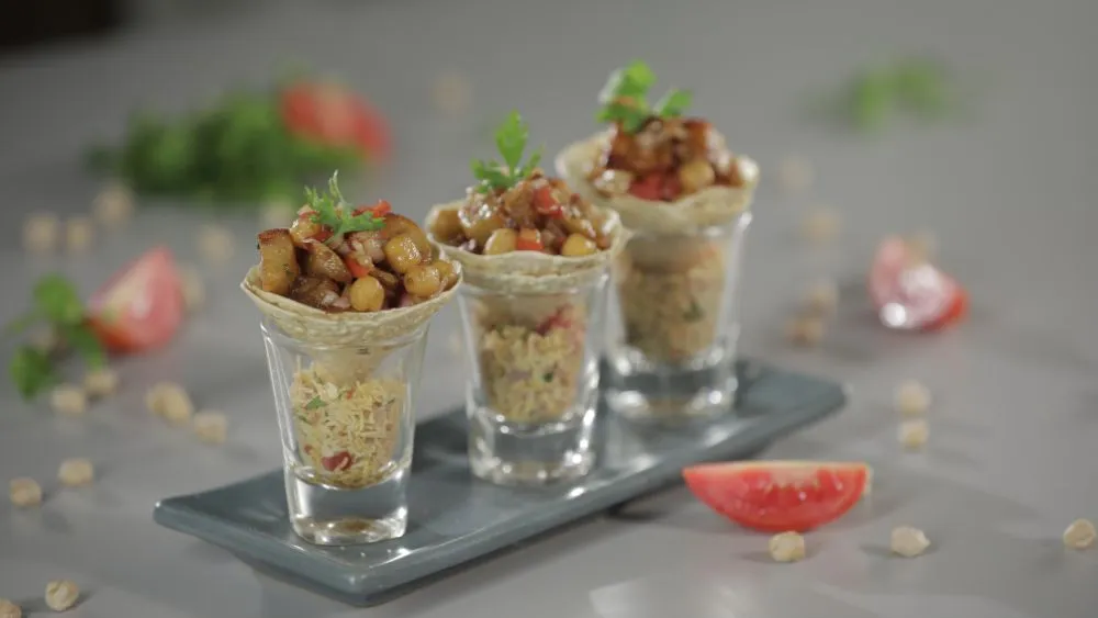 Papad Katori Chaat  Recipe