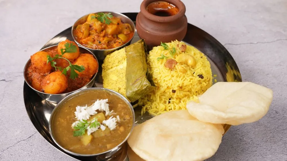 Bengali Veg Thali Recipe