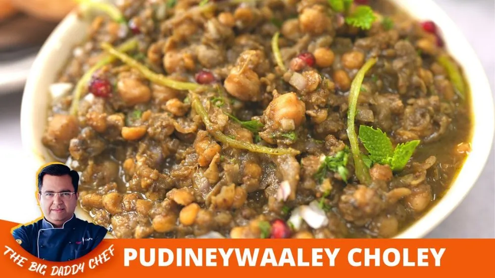 Pudine wale Chole Recipe