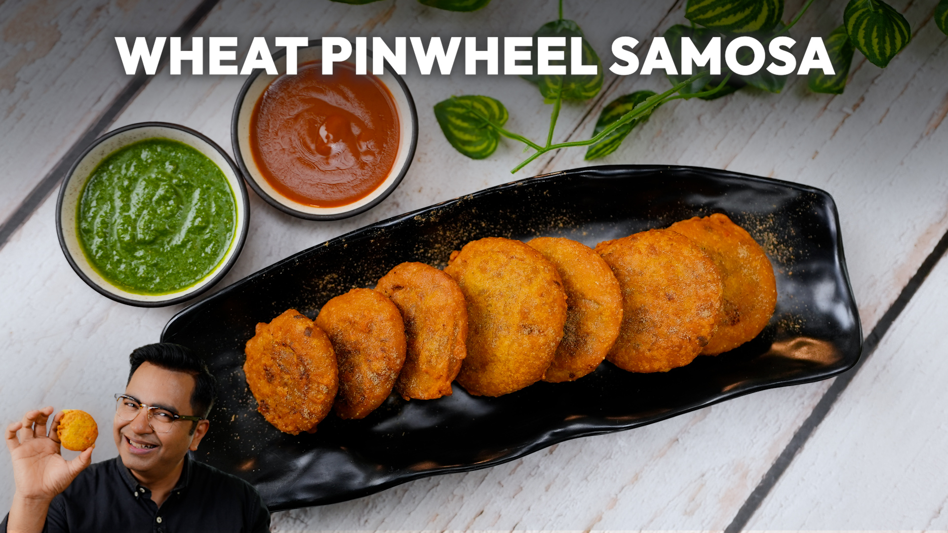 Wheat Pinwheel Samosa Recipe