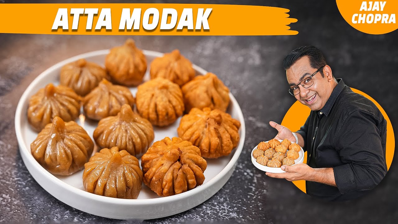 Atta Modak Steamed & Fried Recipe