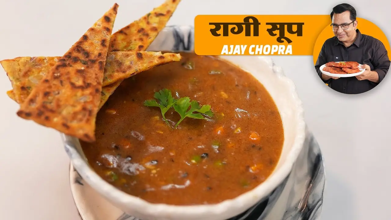 Healthy Ragi Soup And Missi Roti Recipe