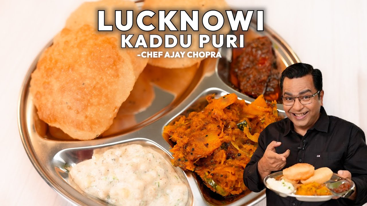 Lucknow Kaddu Puri Recipe