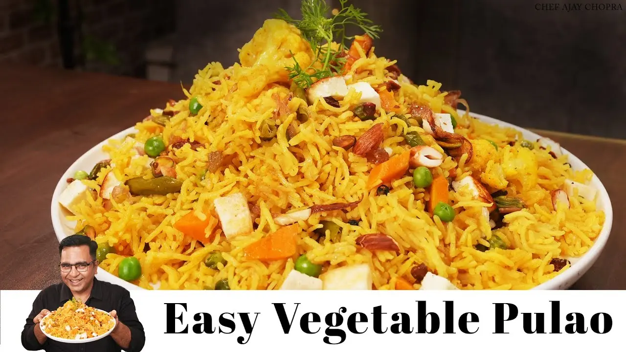 Super Easy Vegetable Pulav Recipe