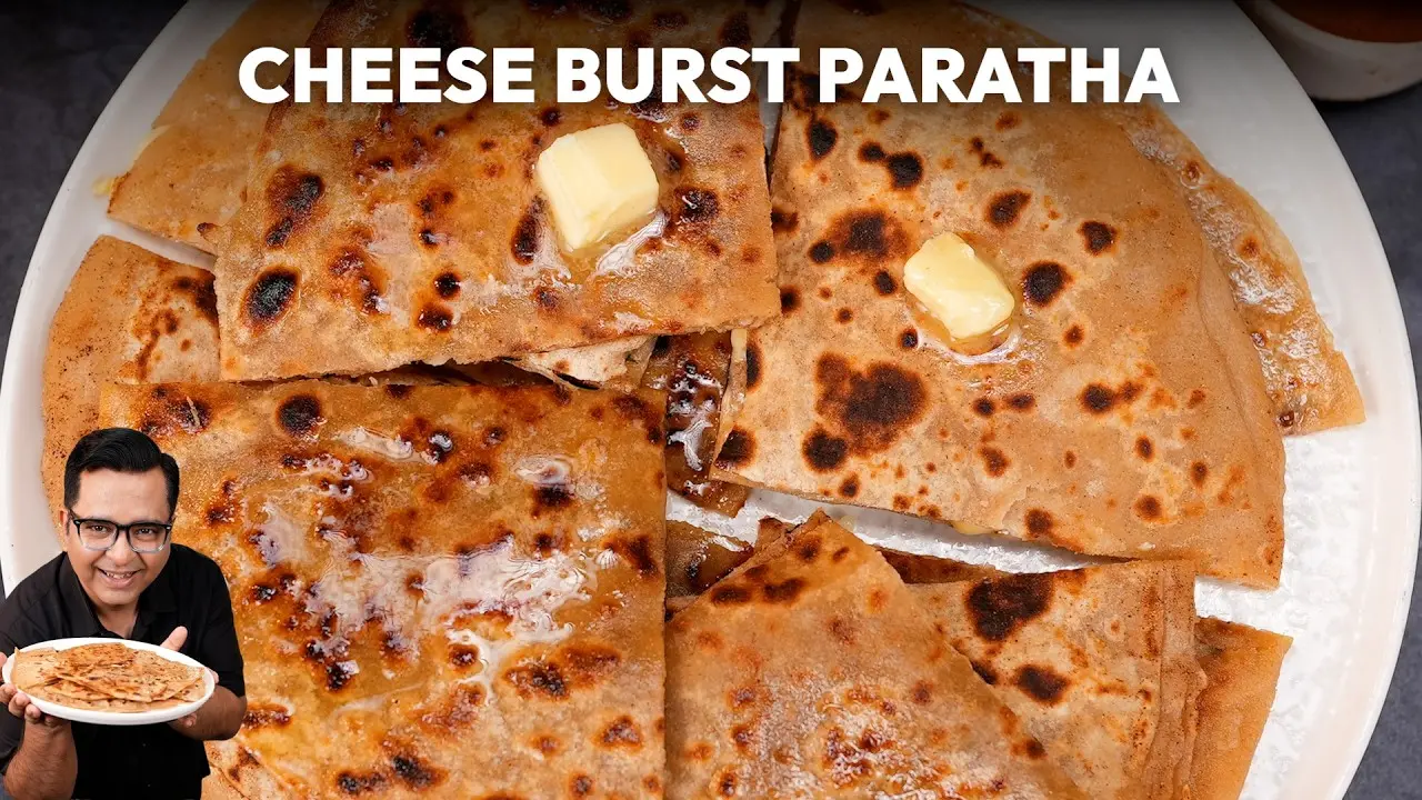 Cheese Burst Aloo Paratha Recipe