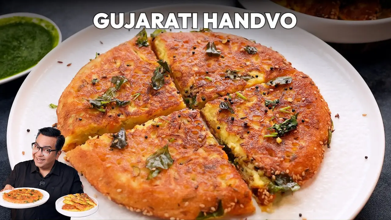 Crispy Gujarati Rava Handvo Recipe