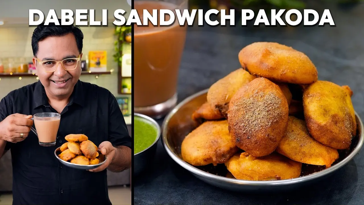 Dabeli Pakoda Sandwich Recipe