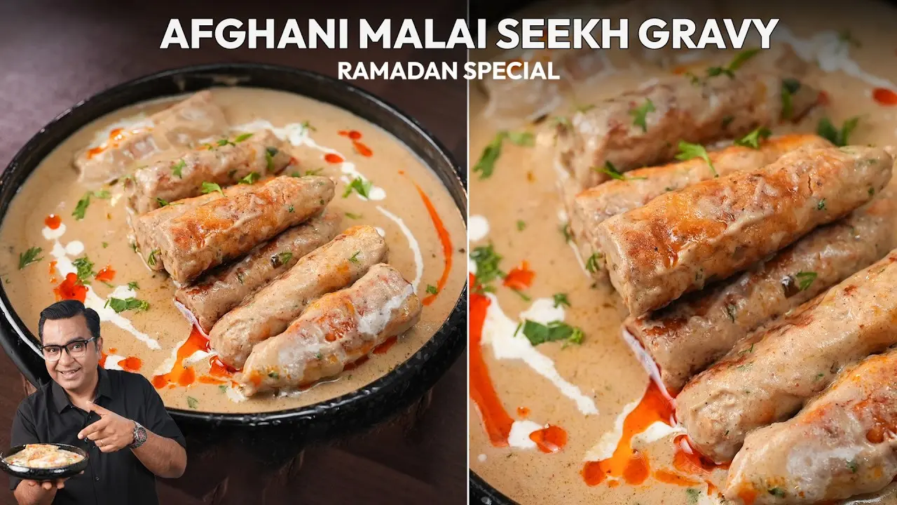Afghani Malai Seekh Gravy | Creamy Mughlai Ramadan Special